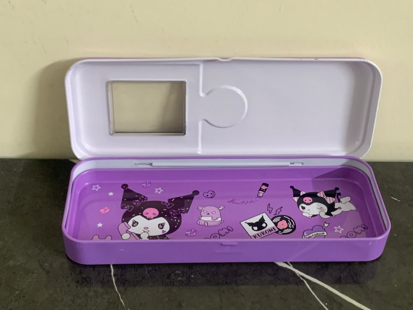 Kuromi Cartoon Pencil Box.  SKU:BXL-003