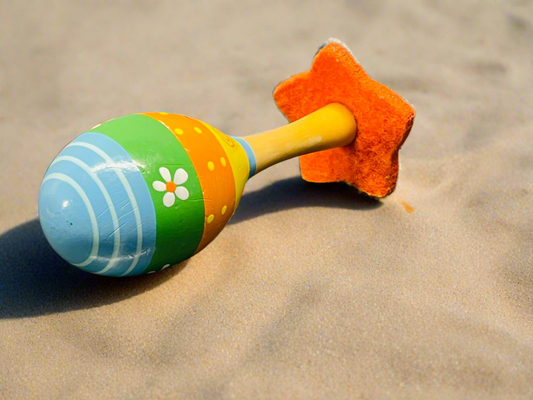 Wooden maraca
