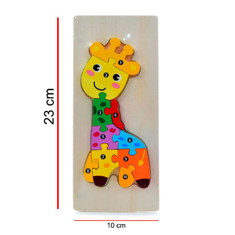 Wooden Giraffe Puzzle.