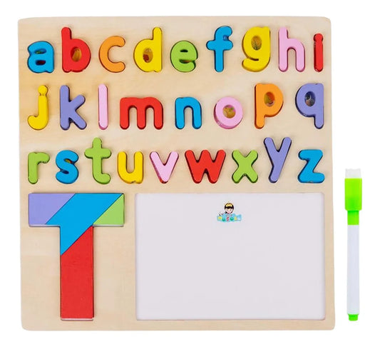 Lower Case Alphabets Shaped Puzzle.
