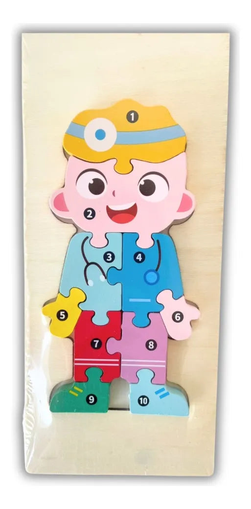 Wooden Doctor Puzzle