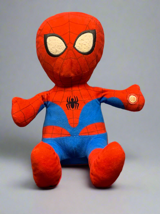 Marvel Talking Spider-Man plush toy. (Condition 8/10). SKU:BXL-093