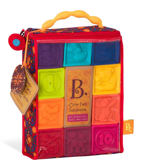 One Two Squeeze | 10 Baby Blocks | B. baby (0ne block(4) missing)