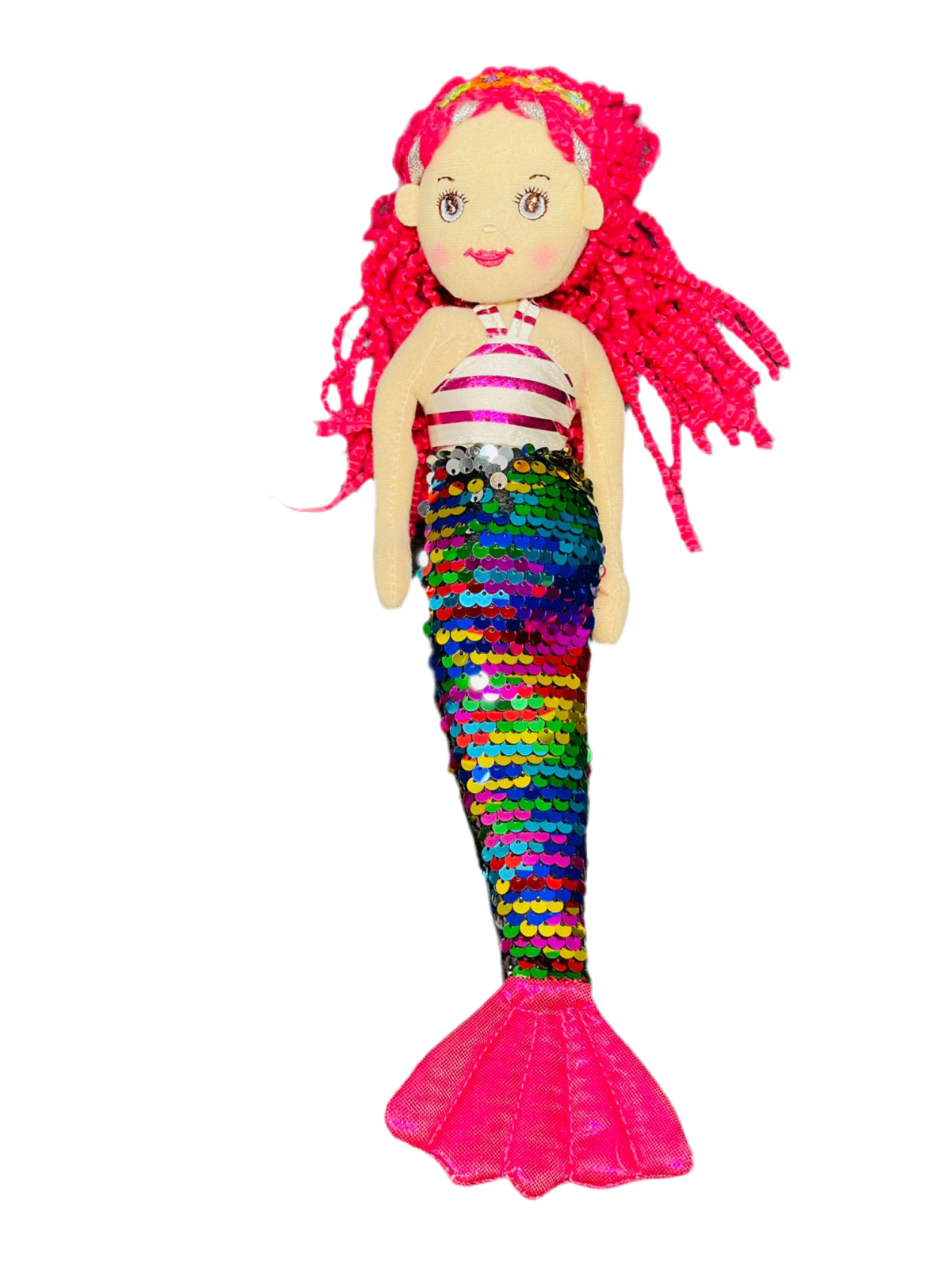 Doll Mermaid Ellie Multi Sequin