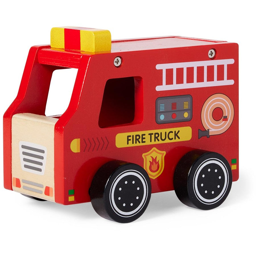Egmont Wooden Fire Truck. SKU:BXL-048