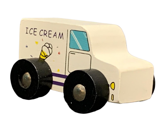 Wooden Toy Ice Cream Truck.