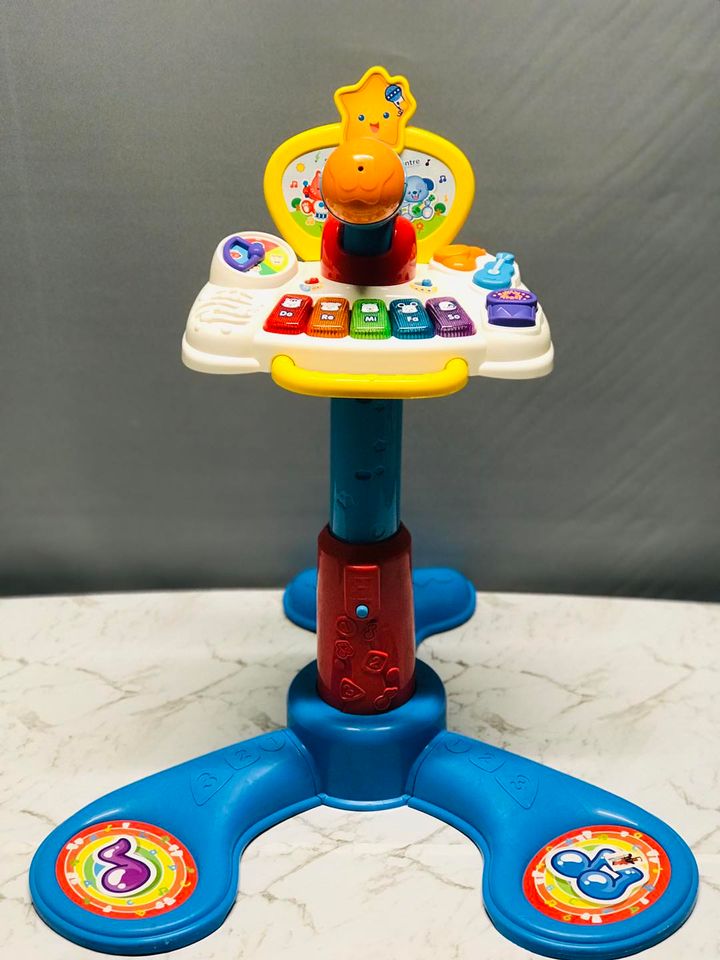 Vtech Sit To Stand Music Centre Toy & Rollout Step To Play Piano Mat