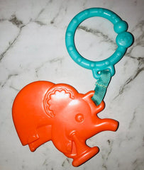 Fisher-Price Rainforest Friends Jumperoo Replacement  Blue Elephant Teether