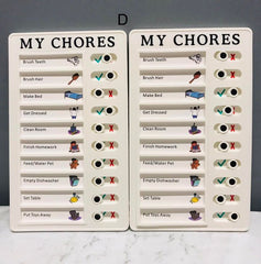 Memory fish chore chart