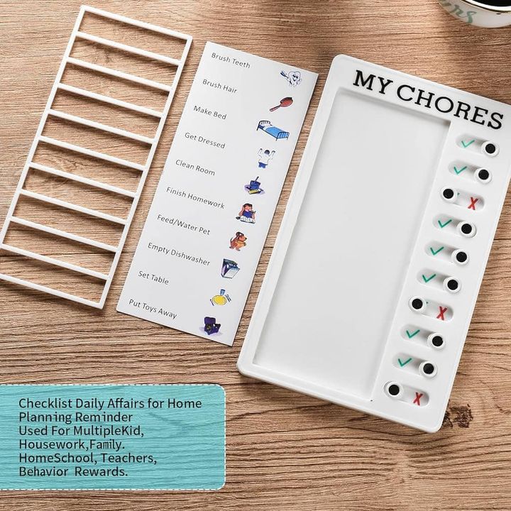 Memory fish chore chart