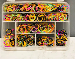 Rainbow Rubber Bands Refill Kit multi Colors Making Girls Kids Bracelets