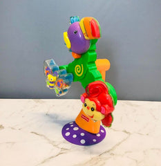 Fisher Price Twist N Spi Rainforest Monkey Butterfly Tree Suction Toy