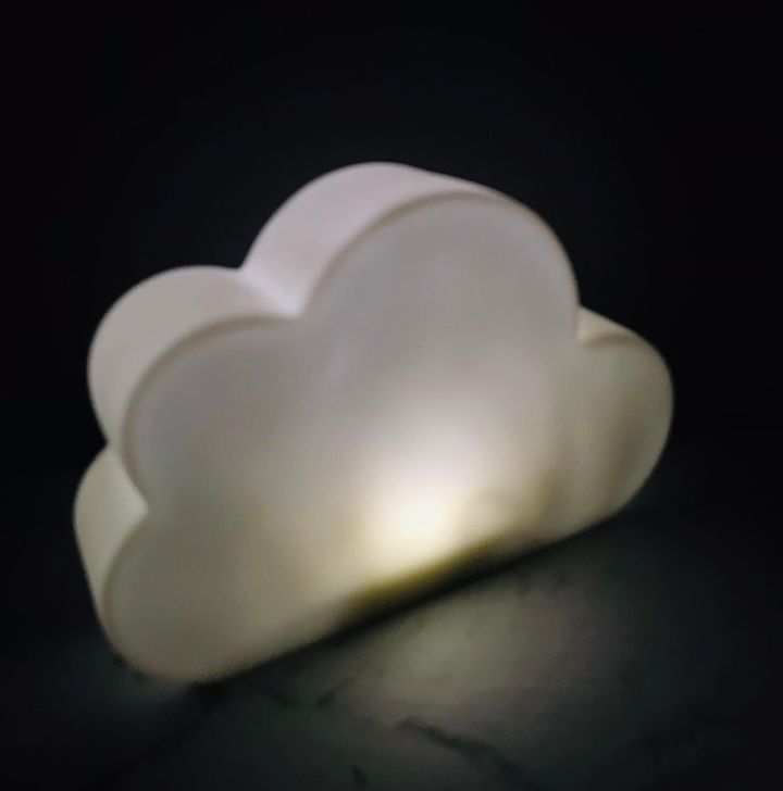 Cloud White LED Wall Lamp