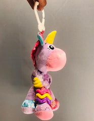 Play Gro Unicorn Clip Activity Toy Crinkle Rattle Plush Baby Rare