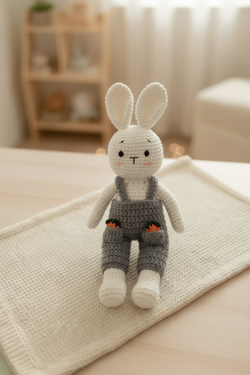 Olive and Cradle Bunny Doll
