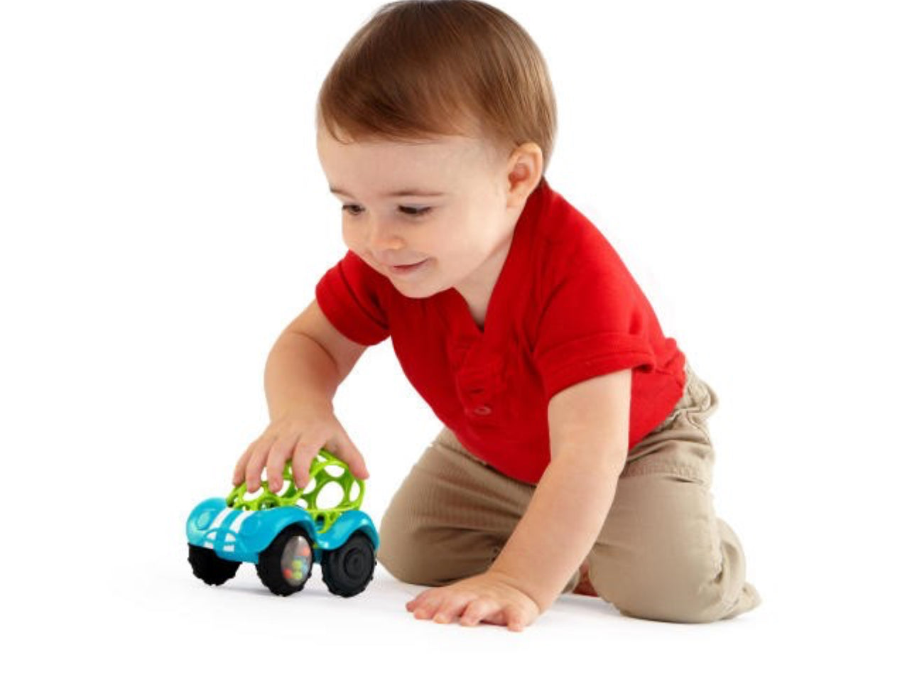 Bright Starts Rattle and Roll O ball Toy Car