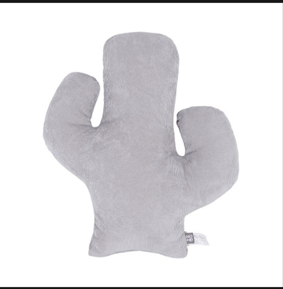 Cactus-Shaped Corduroy Pillow