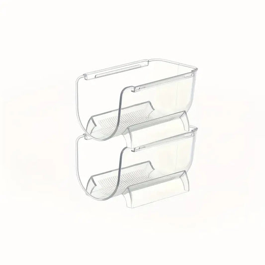 3pc Clear Acrylic Storage Rack