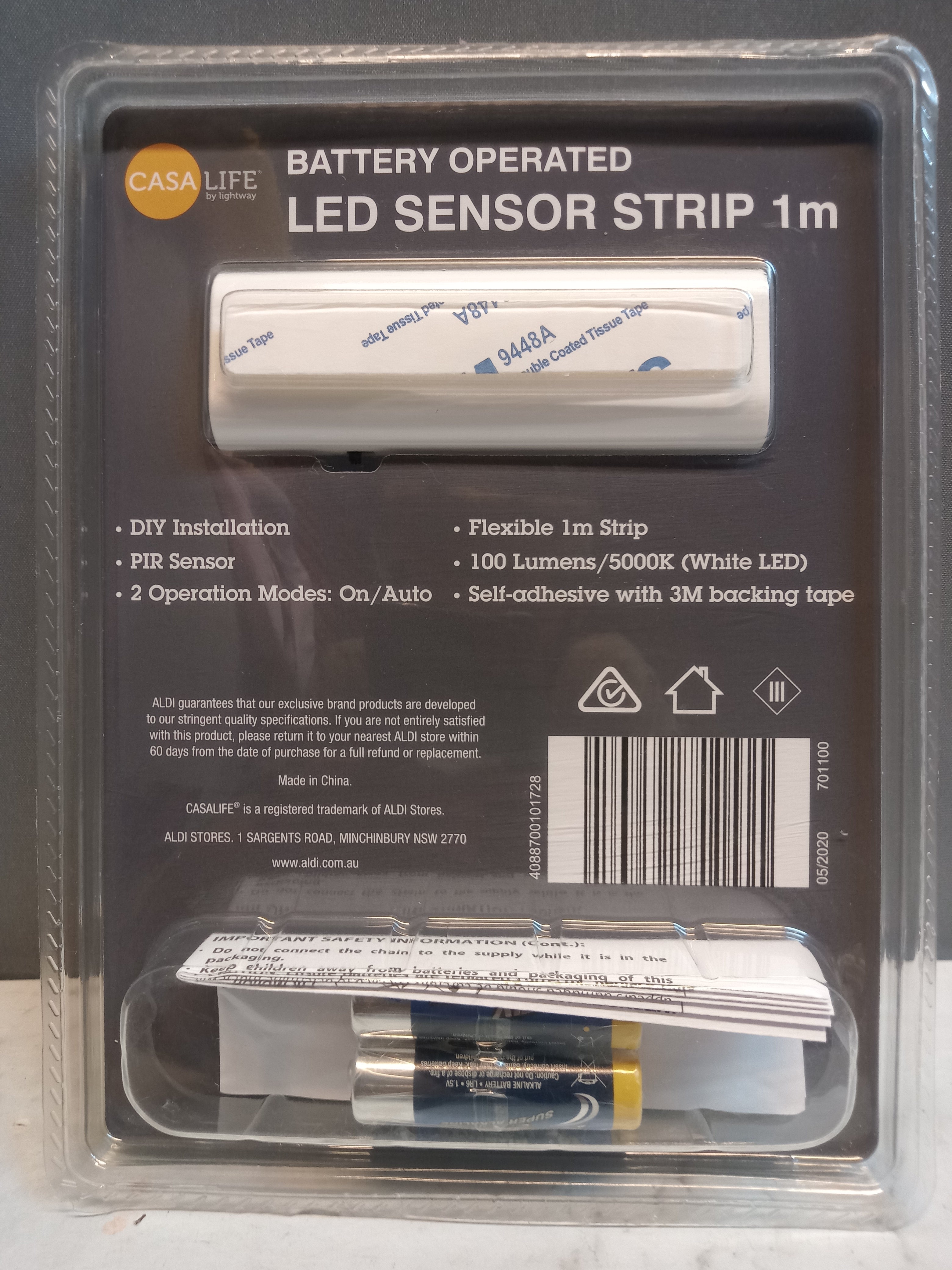 Flexible LED Motion Sensor Strip Light