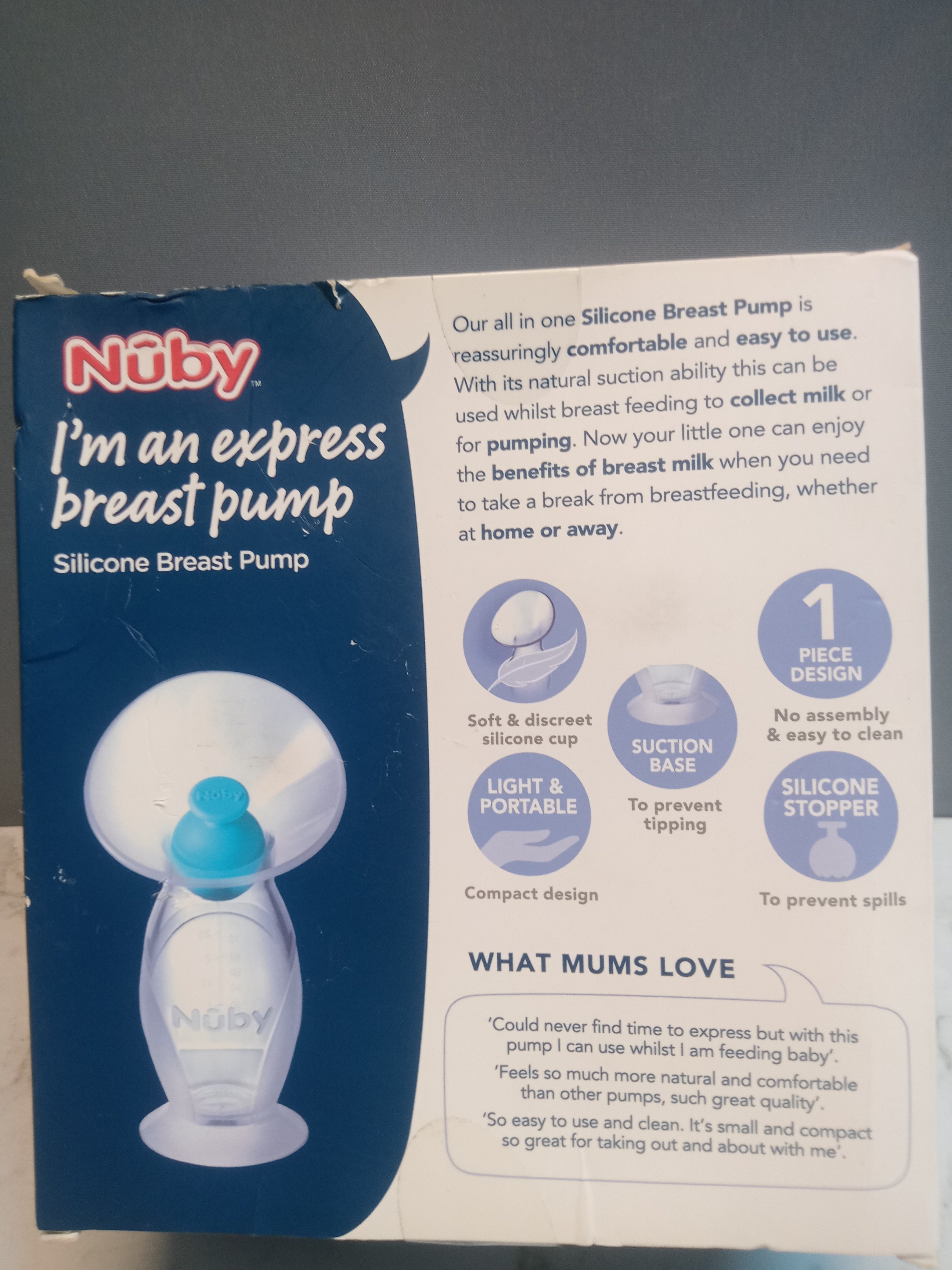 Nuby Manual Handheld Breast Pump