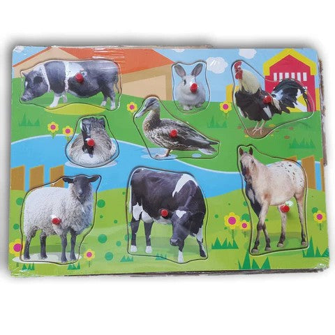 Wooden Puzzle- Farm Animal Puzzle.