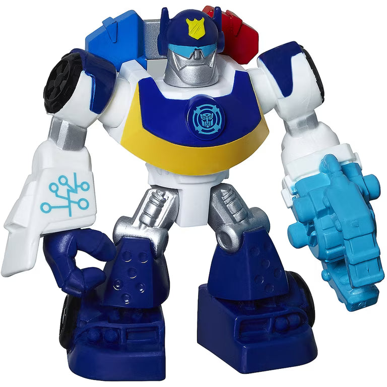 Playskool Heroes Transformers Rescue Bots Energize Chase the Police-Bot.
