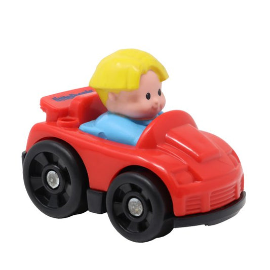 Fisher-Price Little People Red Convertible Car with Attached Driver Eddie. SKU:BXL-026
