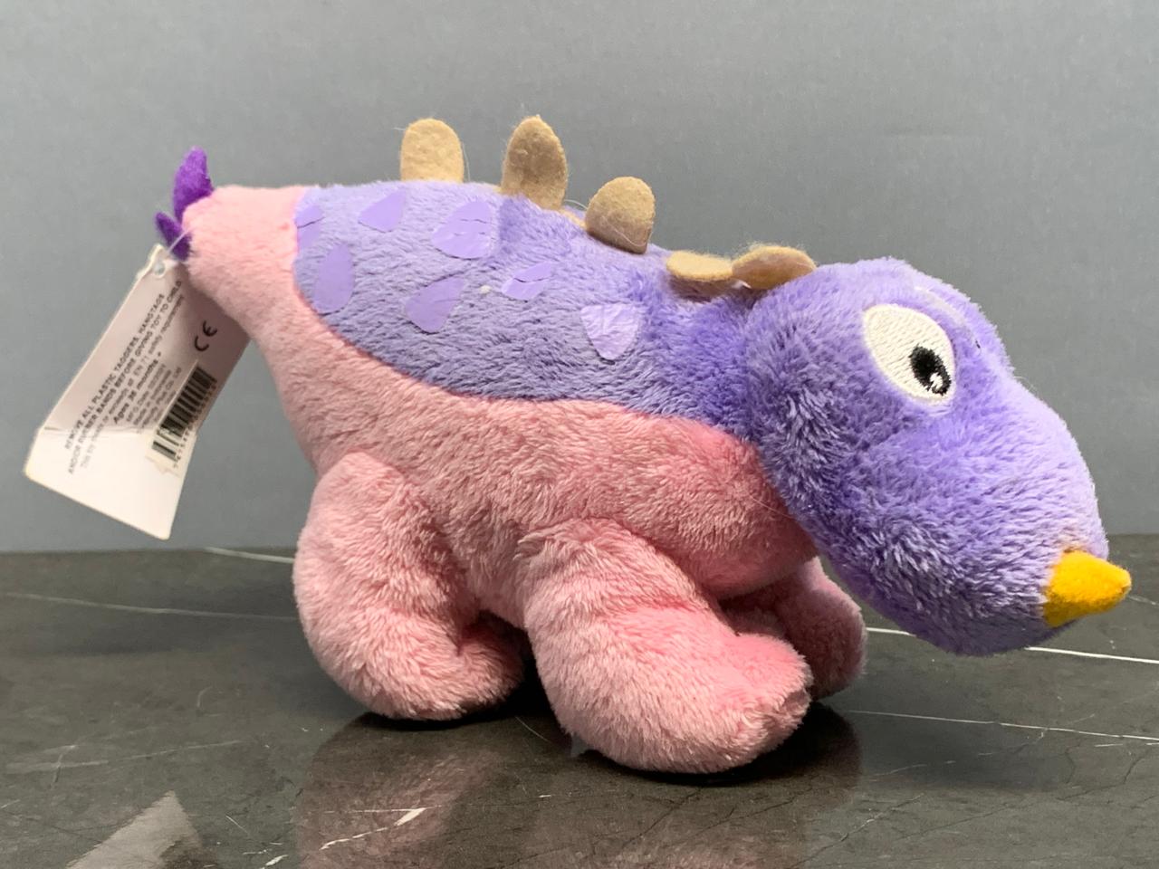 Adorable Pastel Dinosaur Plush Toy
