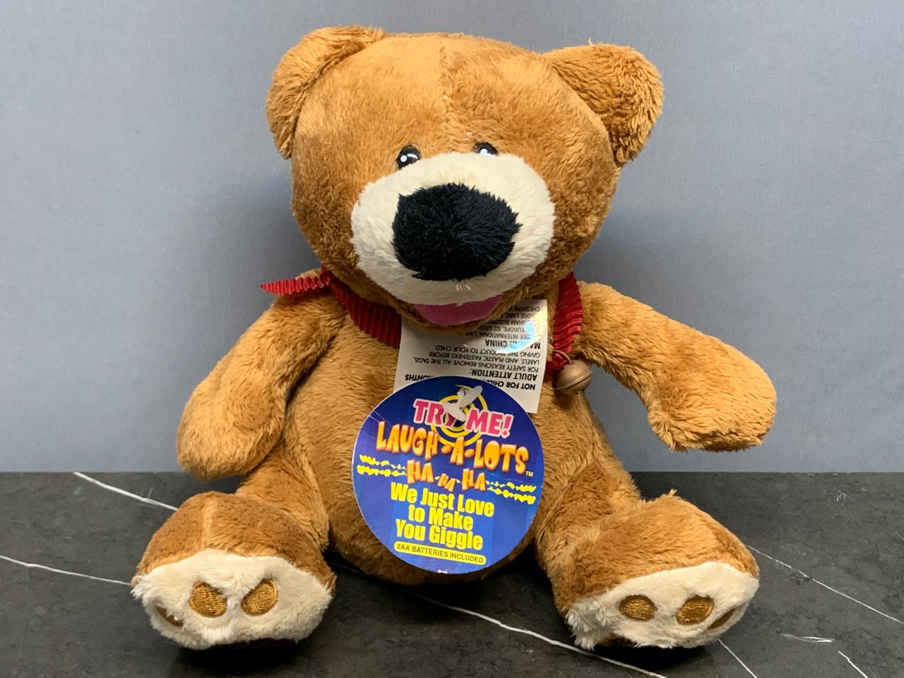 "Laugh-A-Lots" Interactive Plush Bear