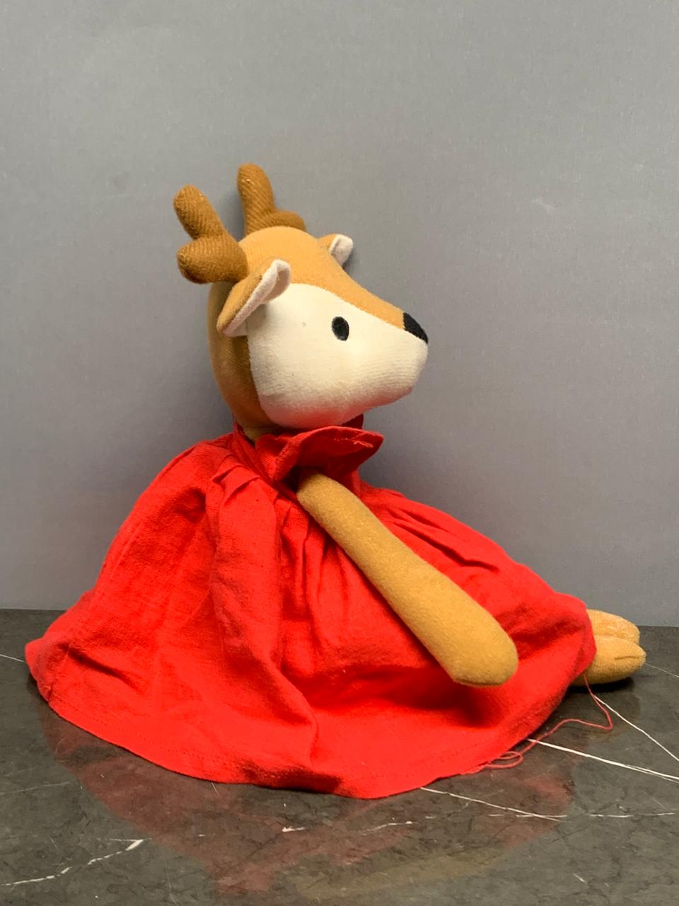 Plush Reindeer Ballerina Doll