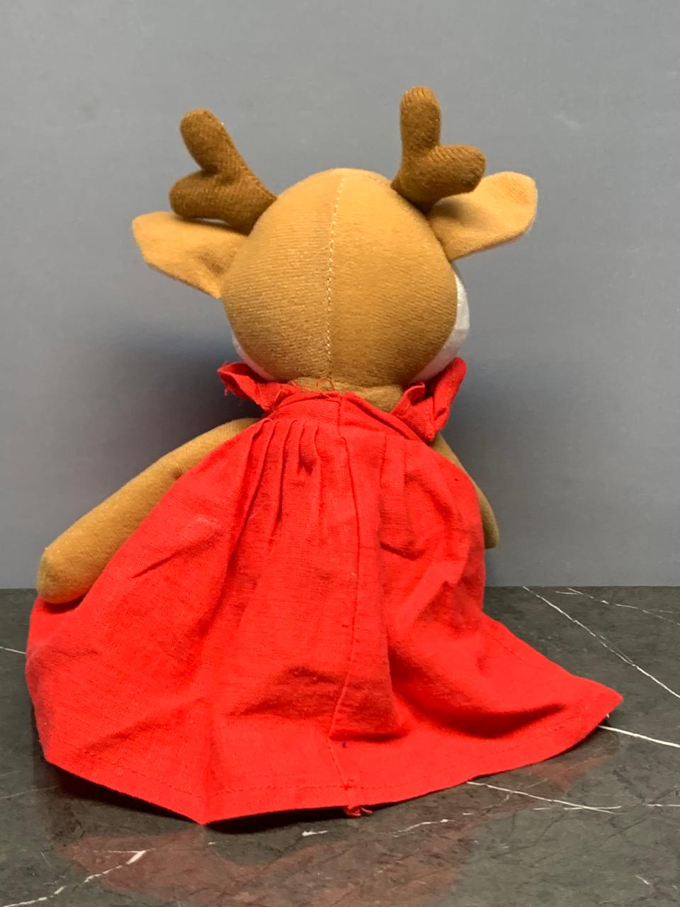 Plush Reindeer Ballerina Doll