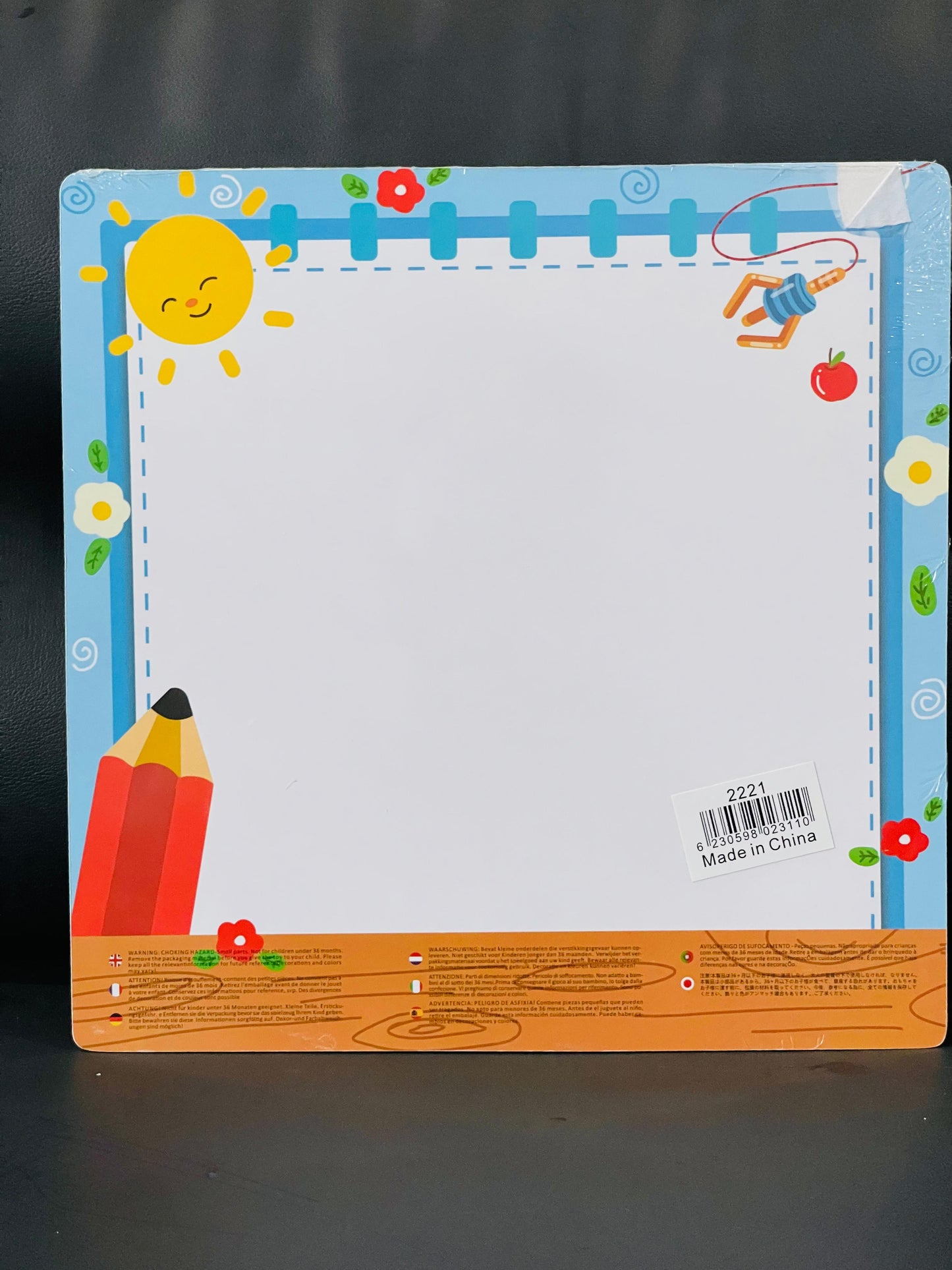 3-in-1 Wooden Alphabets, Lacing activity and White board with marker(new)