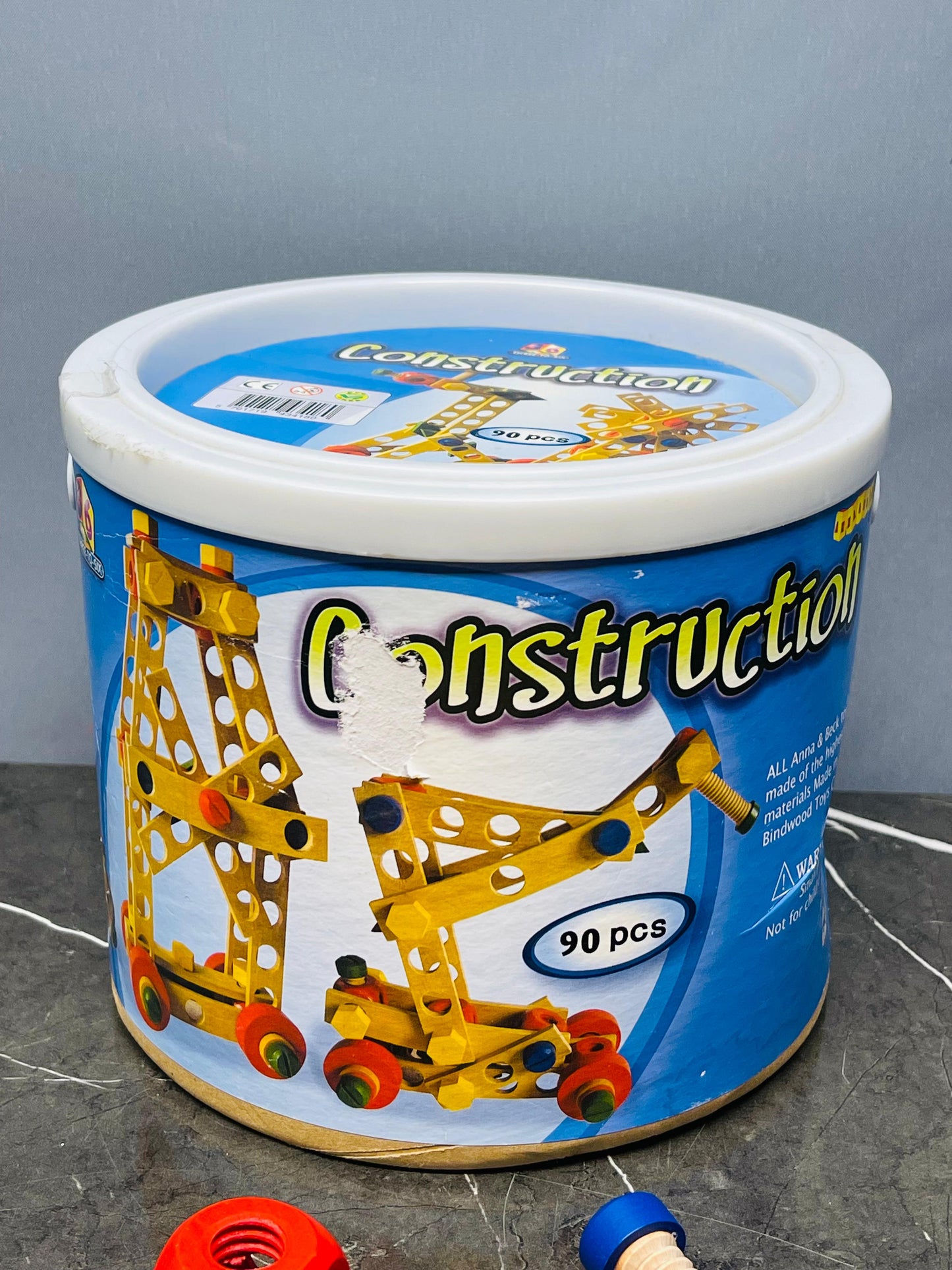 Wooden Construction Building Toy Set (80 Pcs)