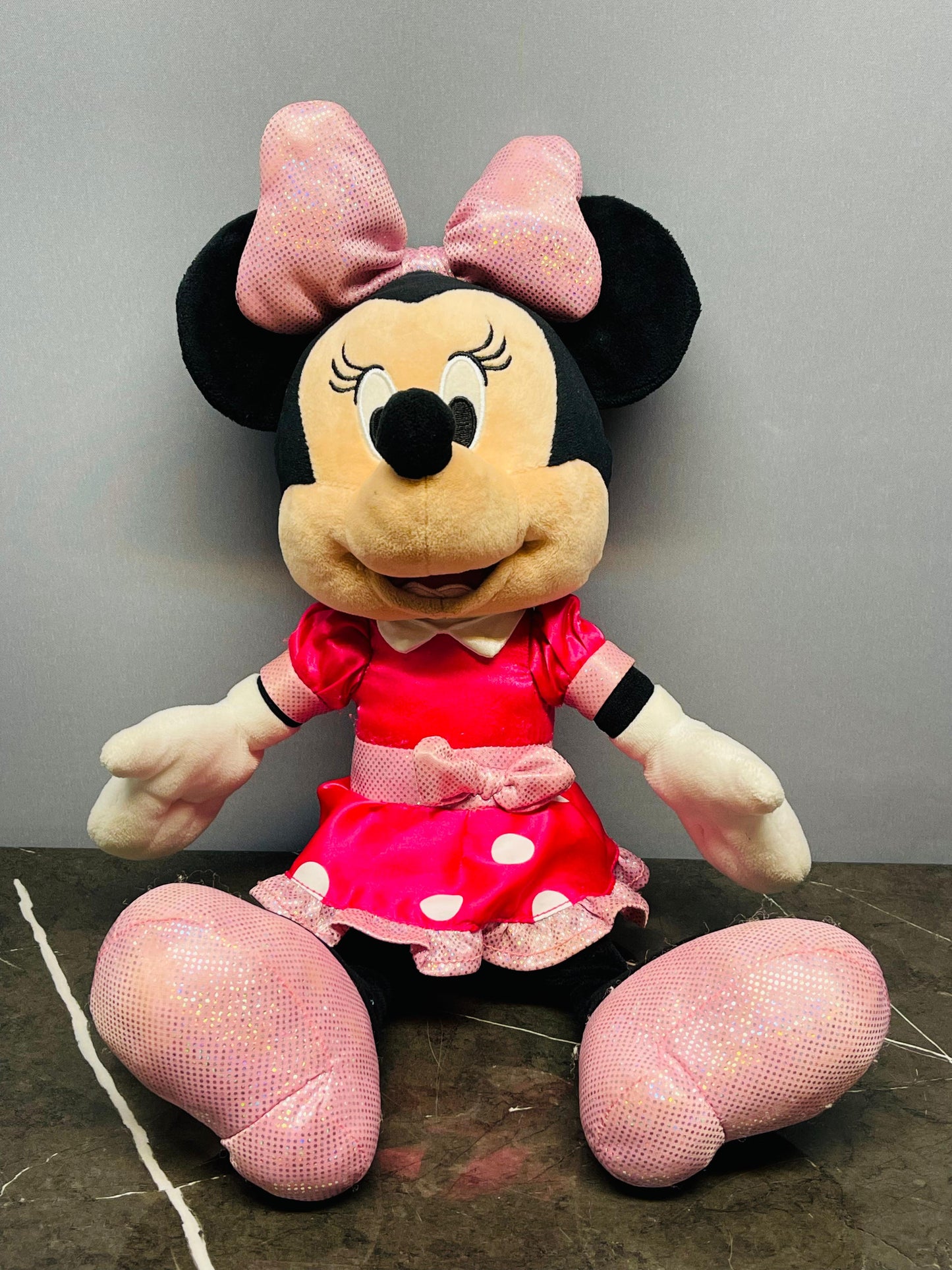 Minnie Mouse Disney Bow Glow Light Up Talking Plush