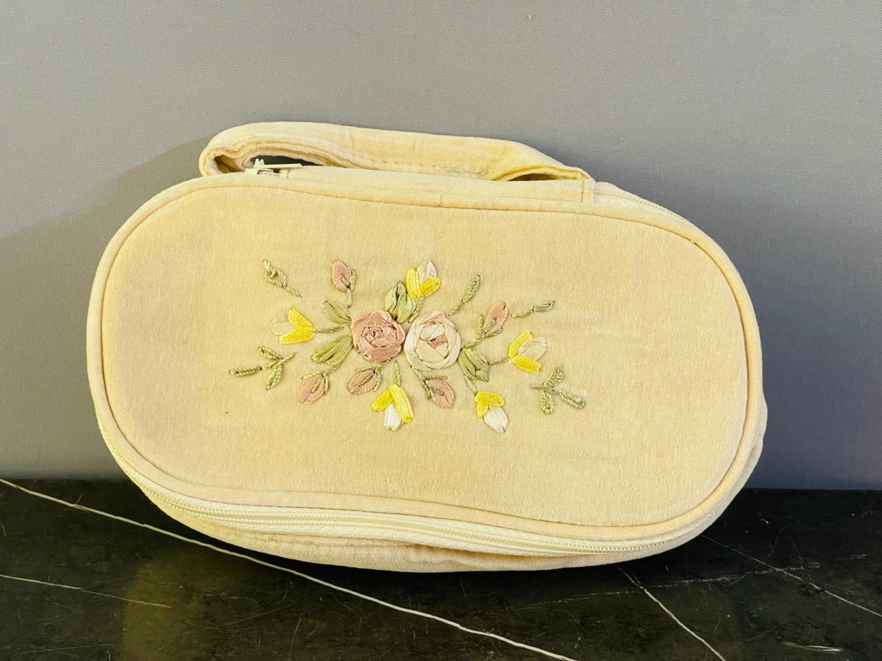 Butter Yellow Cosmetic Bag. SKU:BXL-051