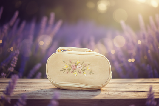 Butter Yellow Cosmetic Bag. SKU:BXL-051