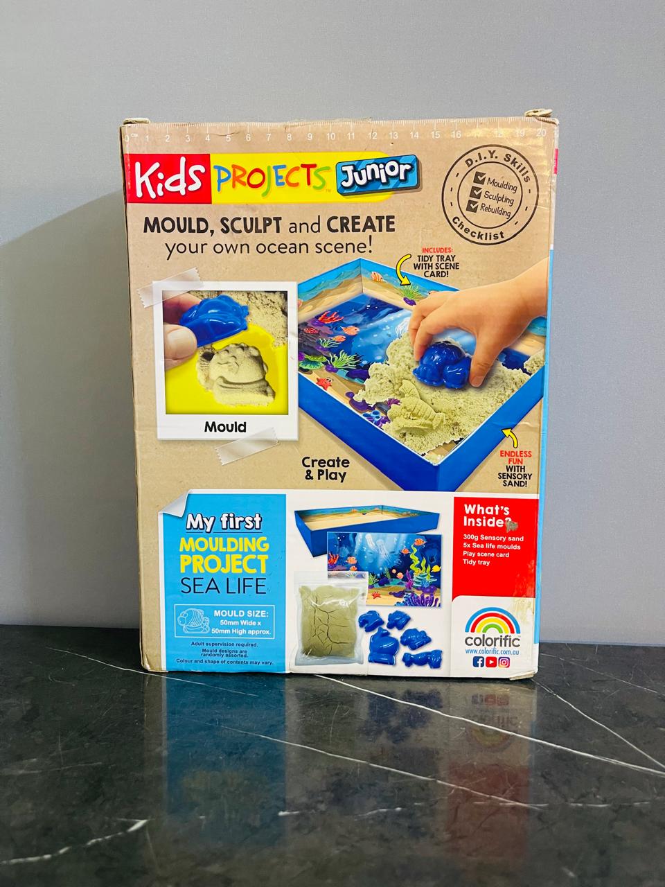 Kids Projects Junior Sea Life Moulding Set. (New)