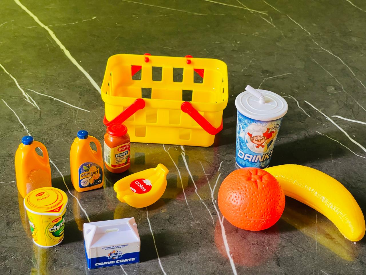 Pretend Play Supermarket Toy Set.