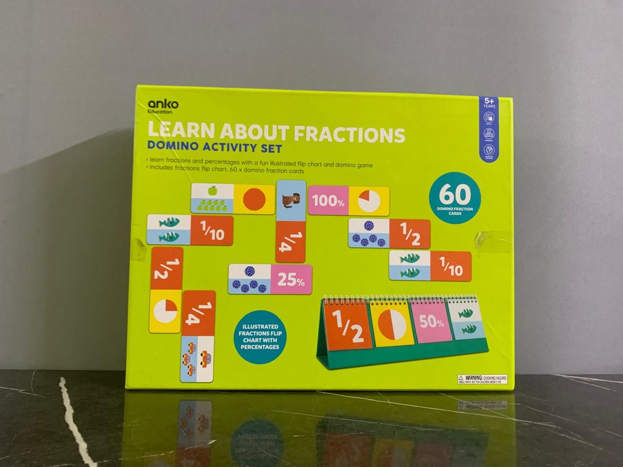 Anko Education Learn About Fractions Domino Activity Set. (Rs 300 advance)