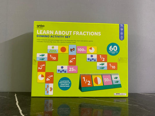 Anko Education Learn About Fractions Domino Activity Set. (Rs 300 advance)