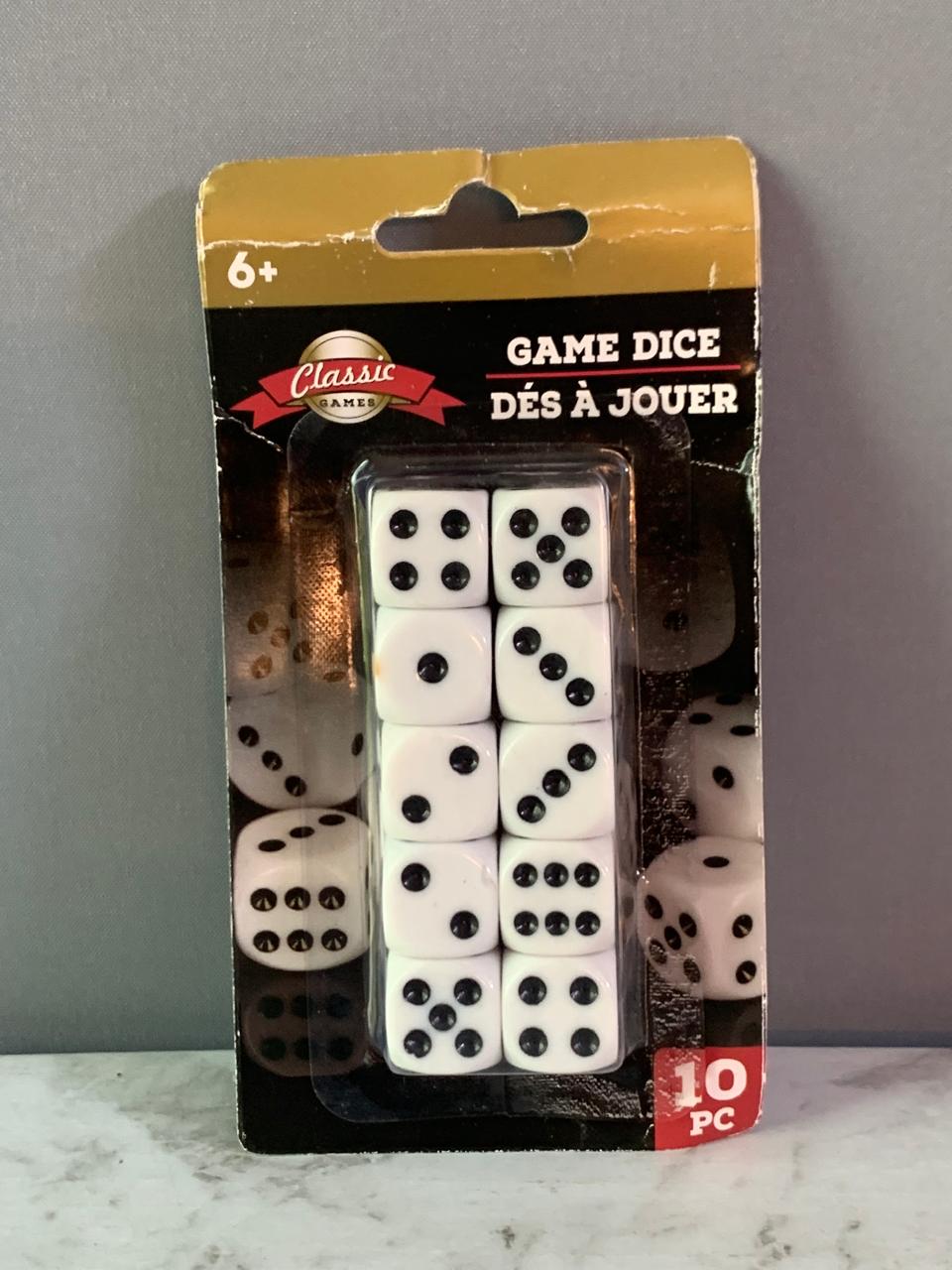 Classic Games Game Dice (10 PC).
