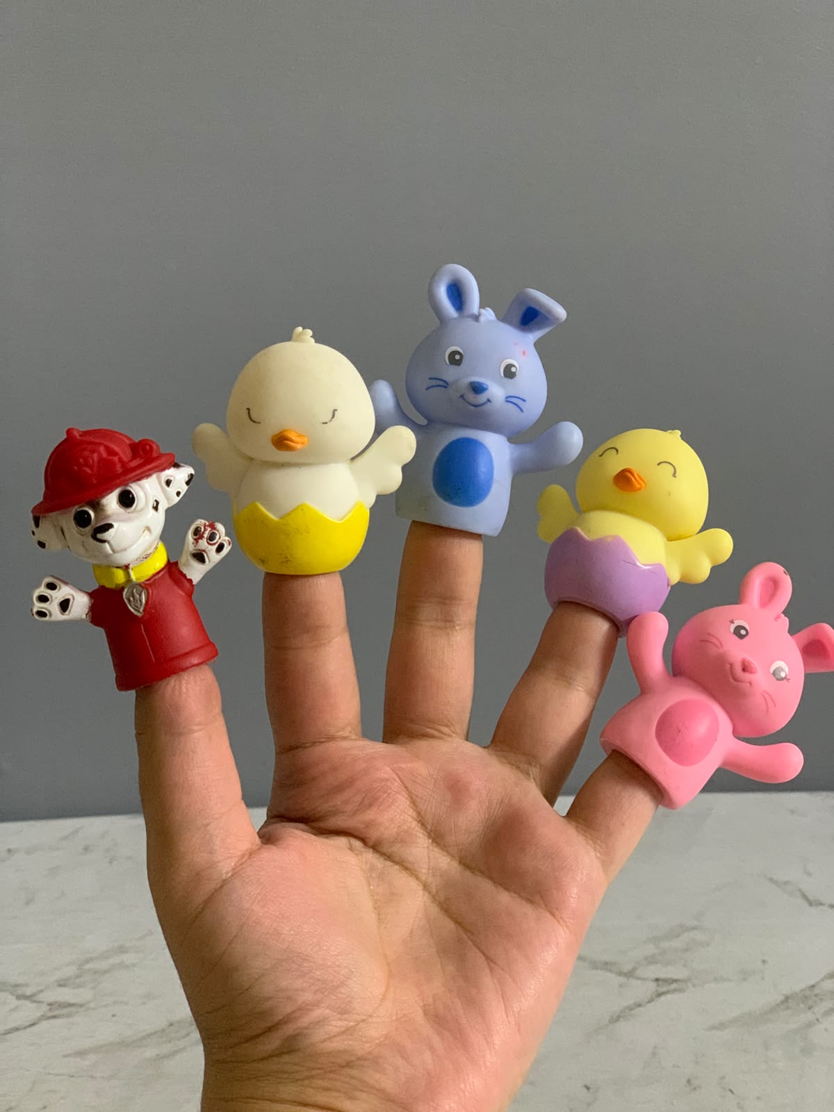 Colorful Finger Puppets.