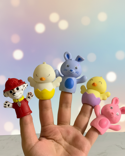 Colorful Finger Puppets.