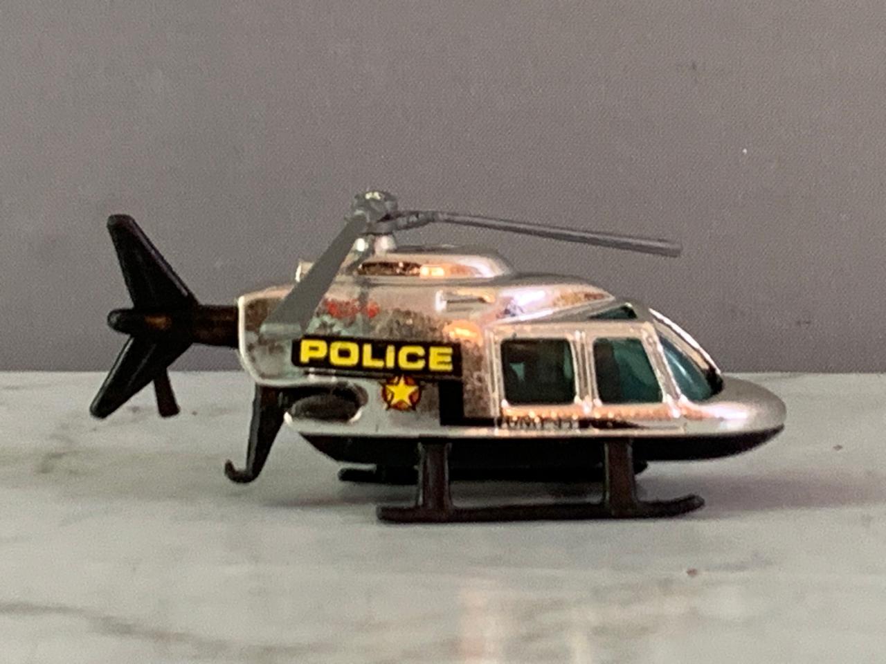 HOT WHEELS Silver Series Police Propper Chopper. (Rs 150 advance)