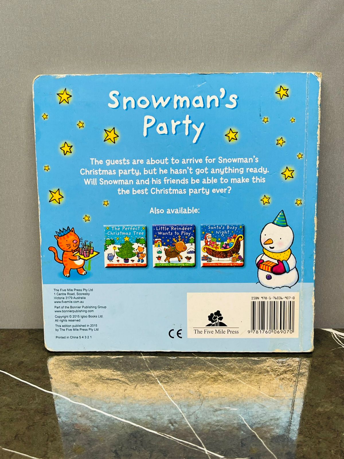 Snowman's Party- Board book