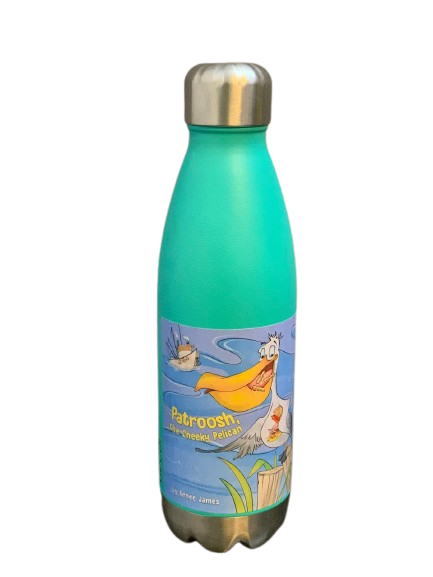 Patroosh, the Cheeky Pelican - Themed Water Bottle