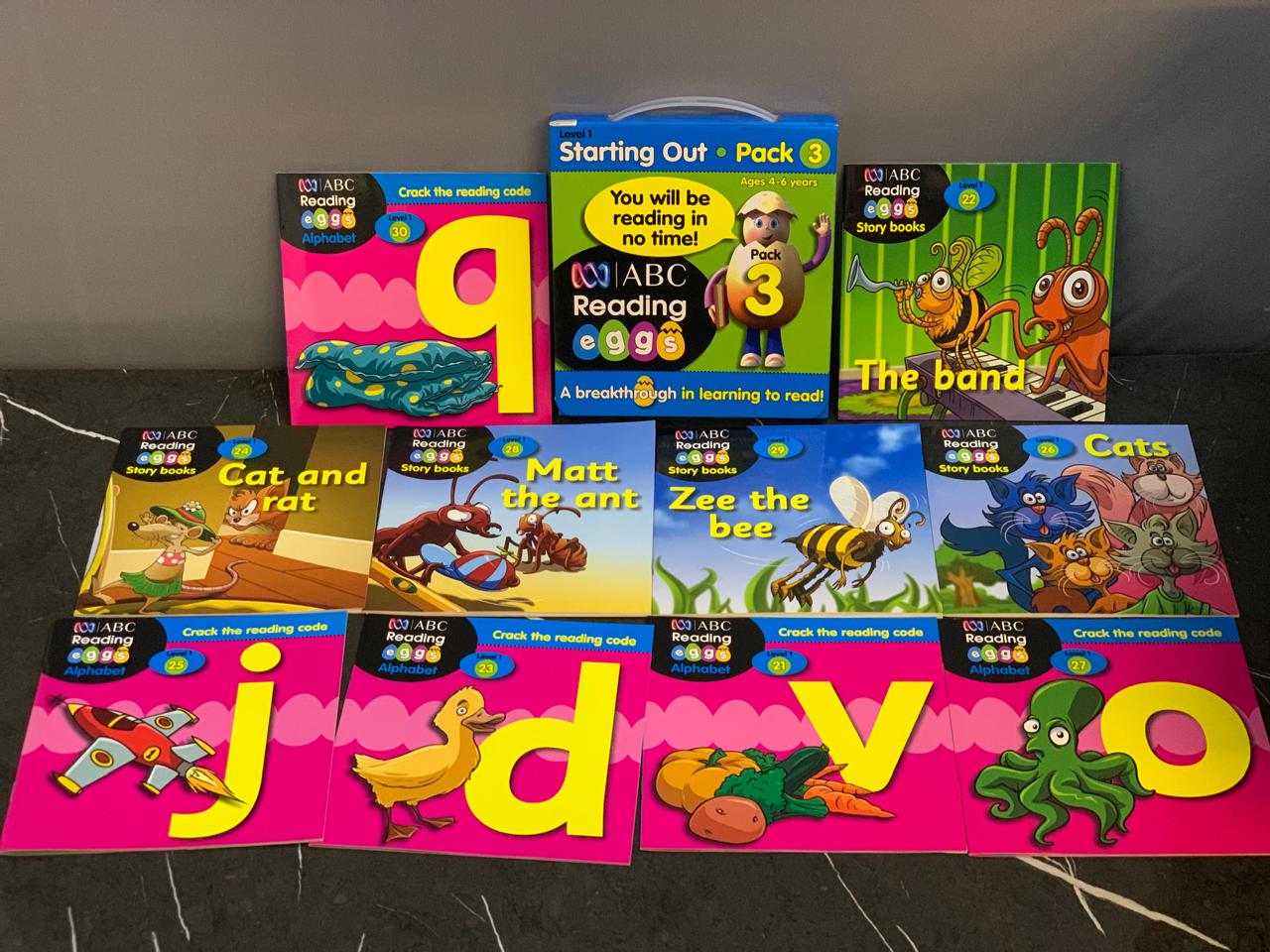 ABC Reading Eggs - Starting Out • Pack 3: Learn to Read Set (set of 10 books - only books available )