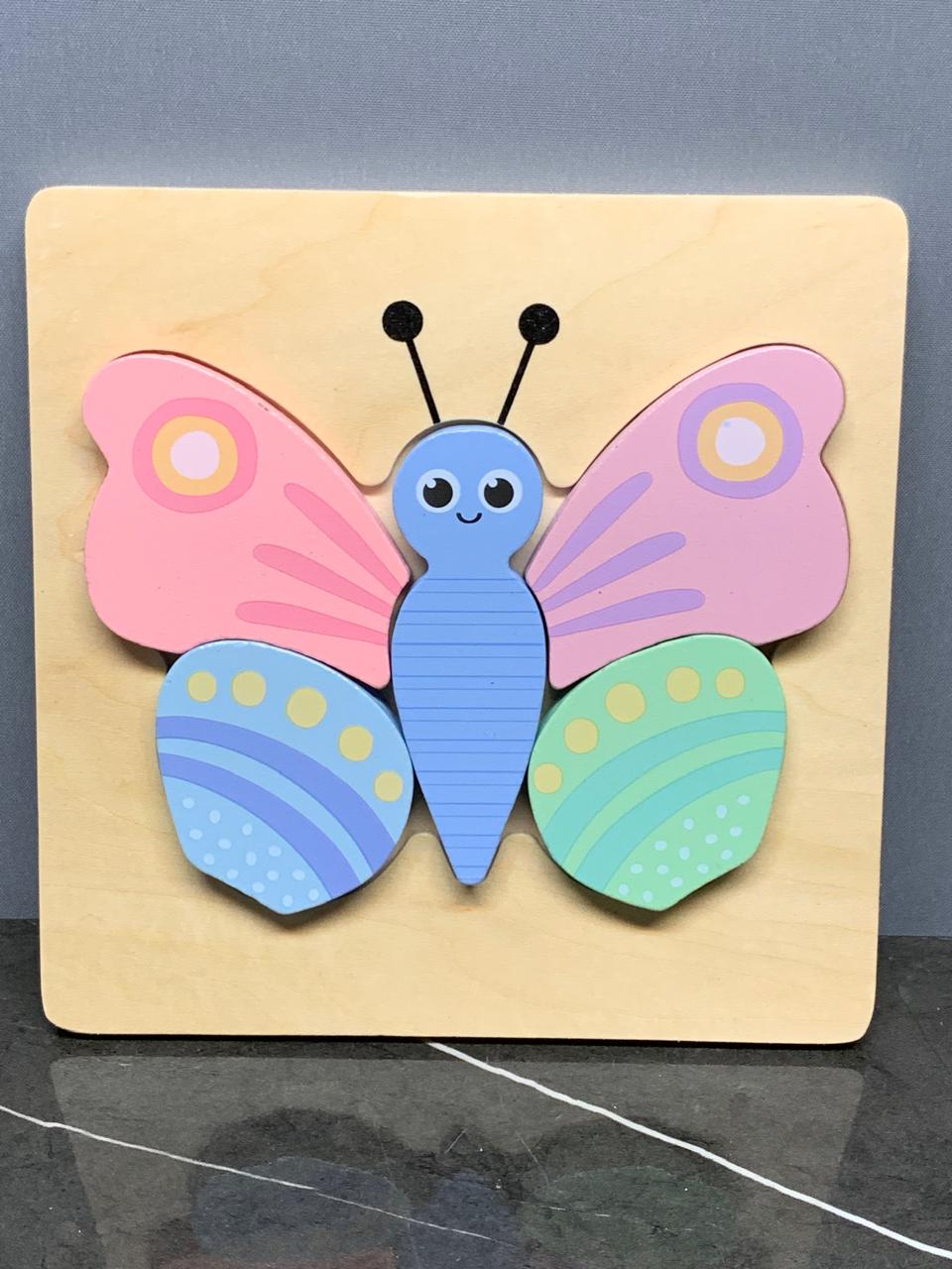 Wooden Butterfly Jigsaw Puzzle