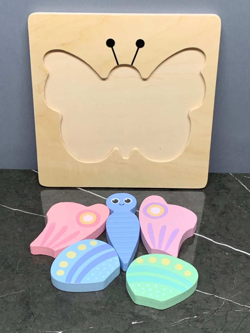 Wooden Butterfly Jigsaw Puzzle