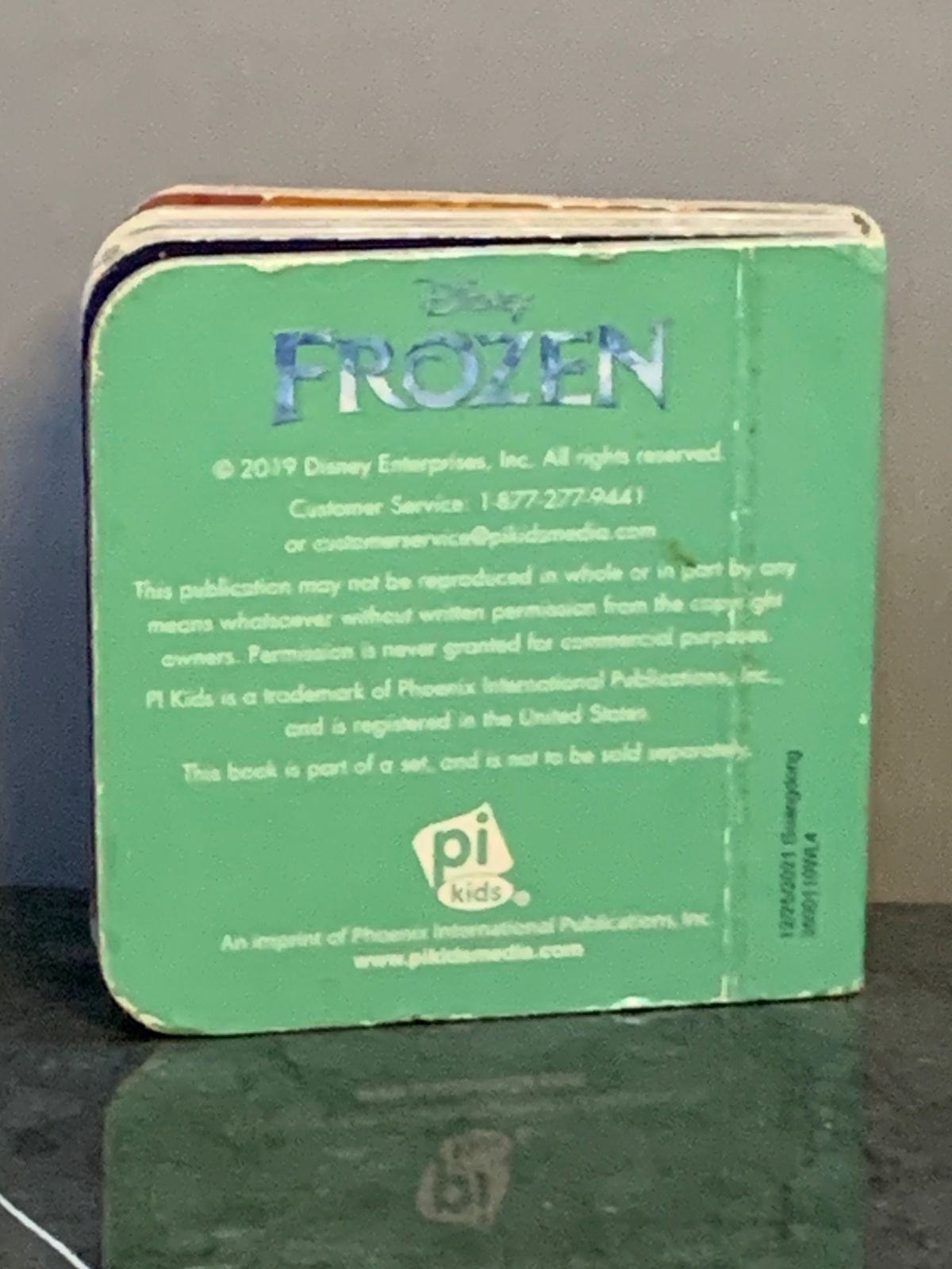 Disney Frozen board book, "Anna's Busy Day".